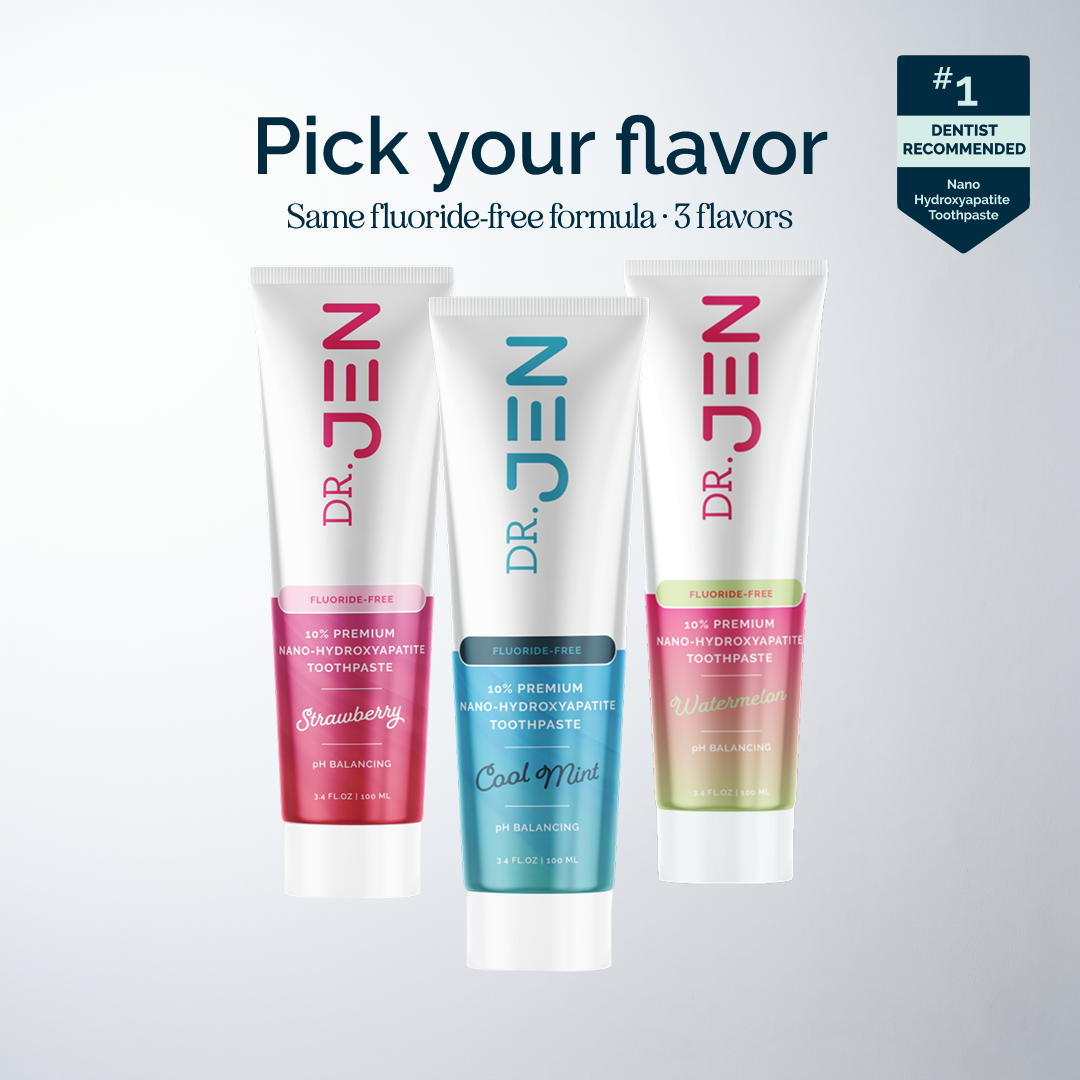Fluoride-Free 10% Premium nano-hydroxyapatite Toothpaste – Dr Jen