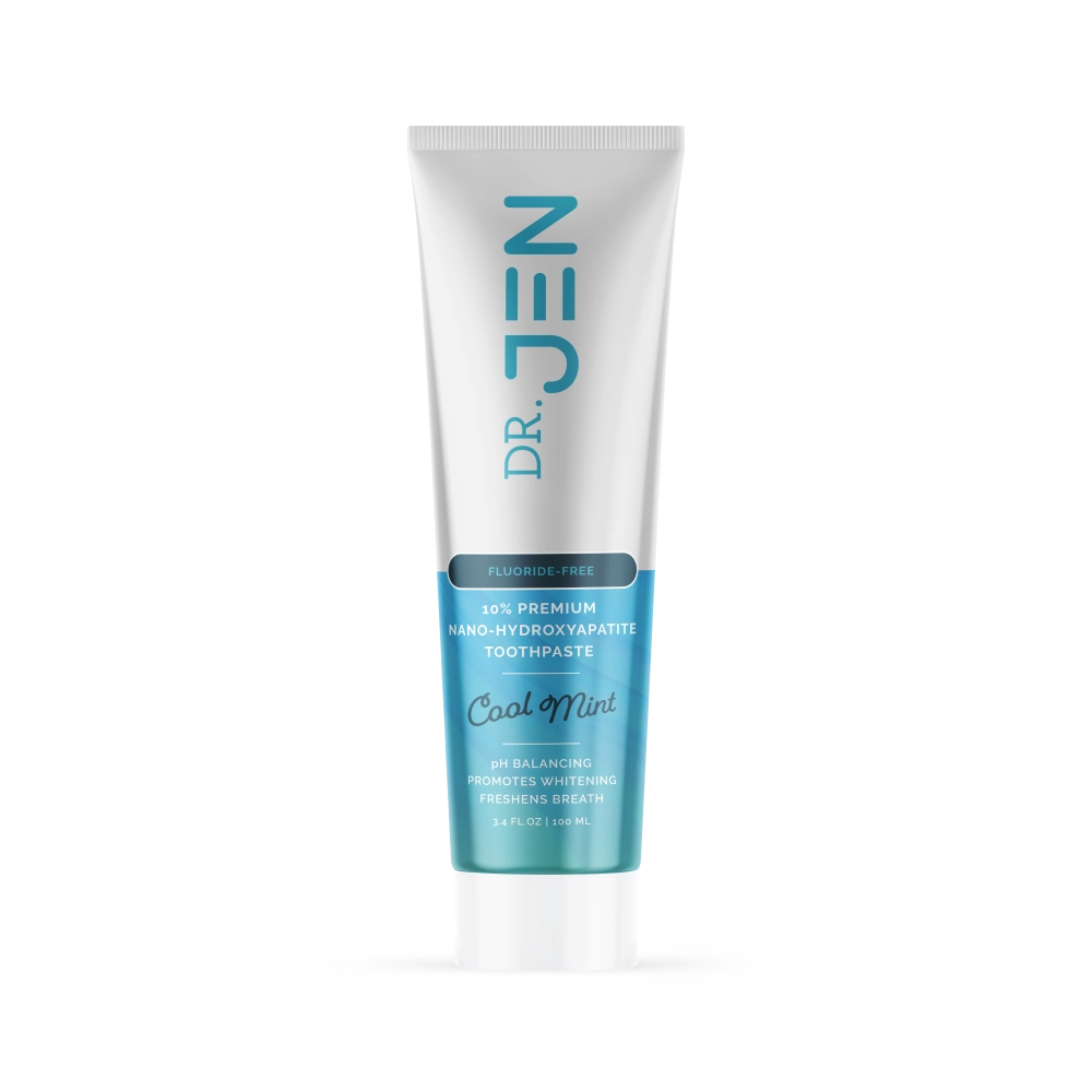 Fluoride-Free Cool Mint 10% Premium Nano Hydroxyapatite Toothpaste