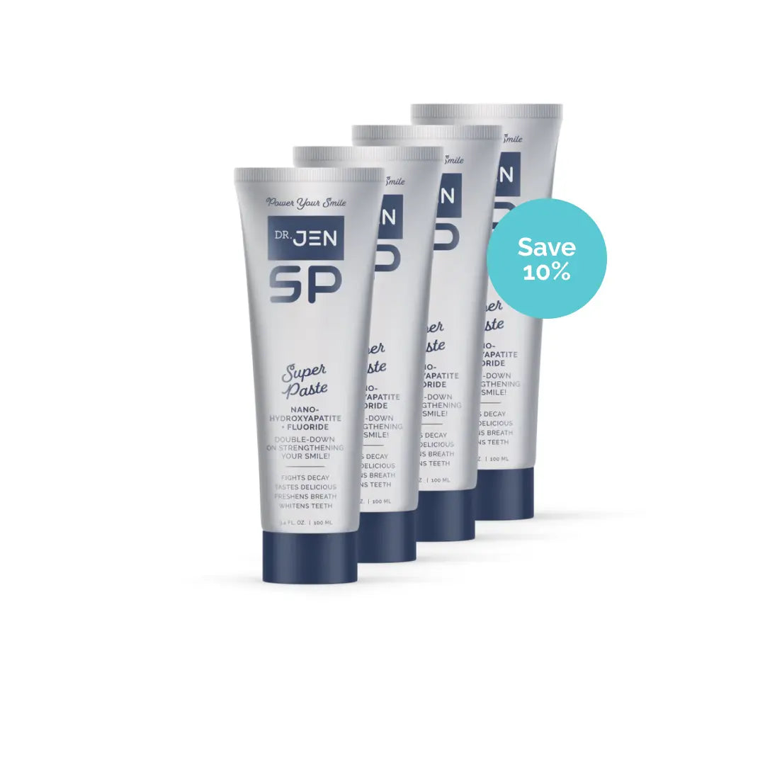 Super Paste Toothpaste with Fluoride + 10% Premium Nano-Hydroxyapatite