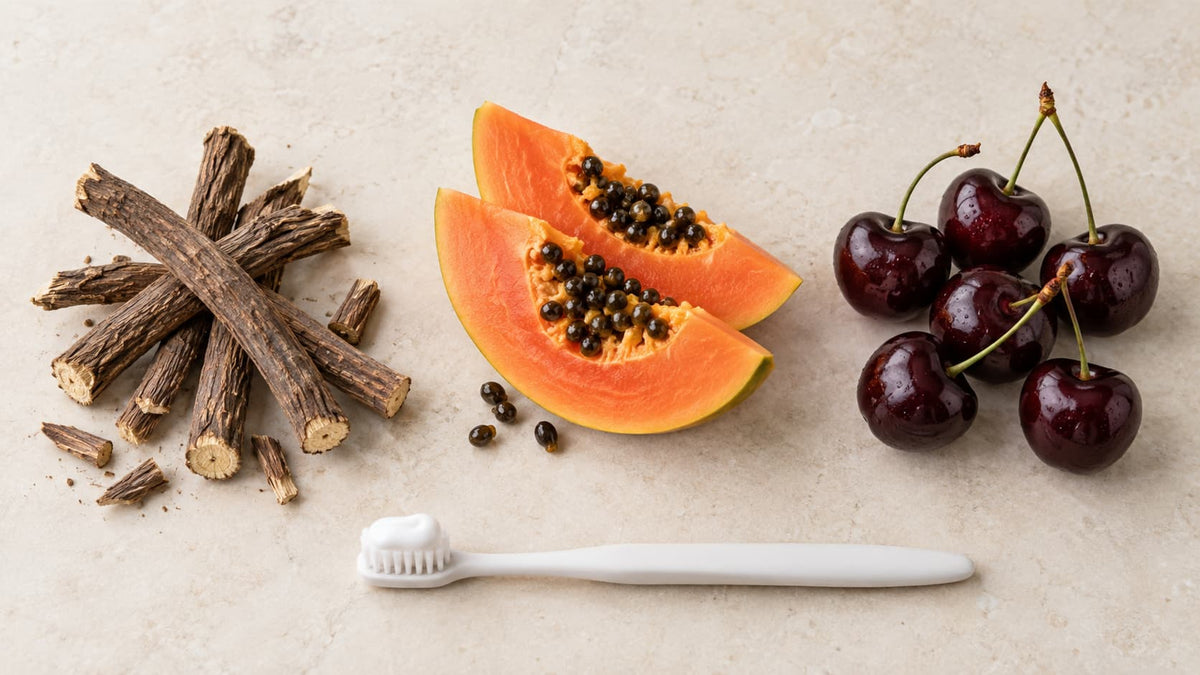 What Do Licorice Root, Papaya, and Black Cherry Do in Toothpaste?