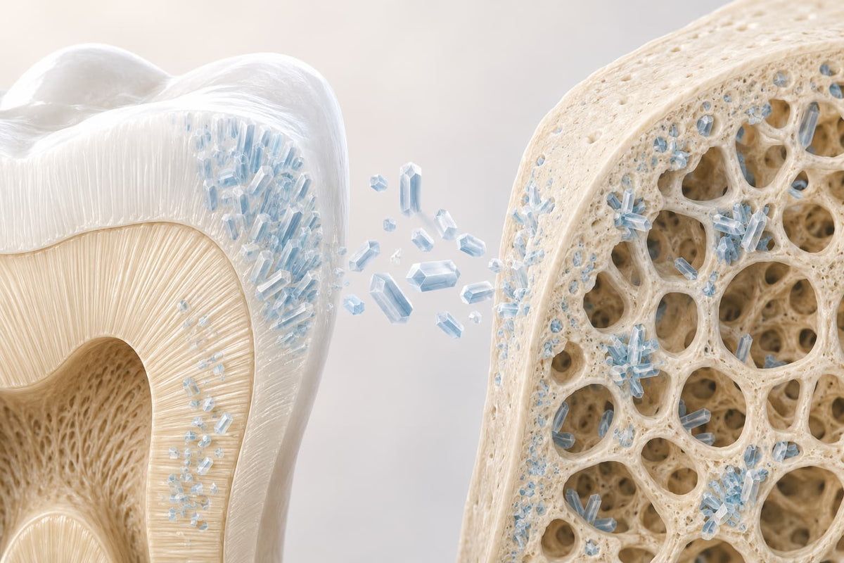 Are Bones and Teeth Made of the Same Mineral?