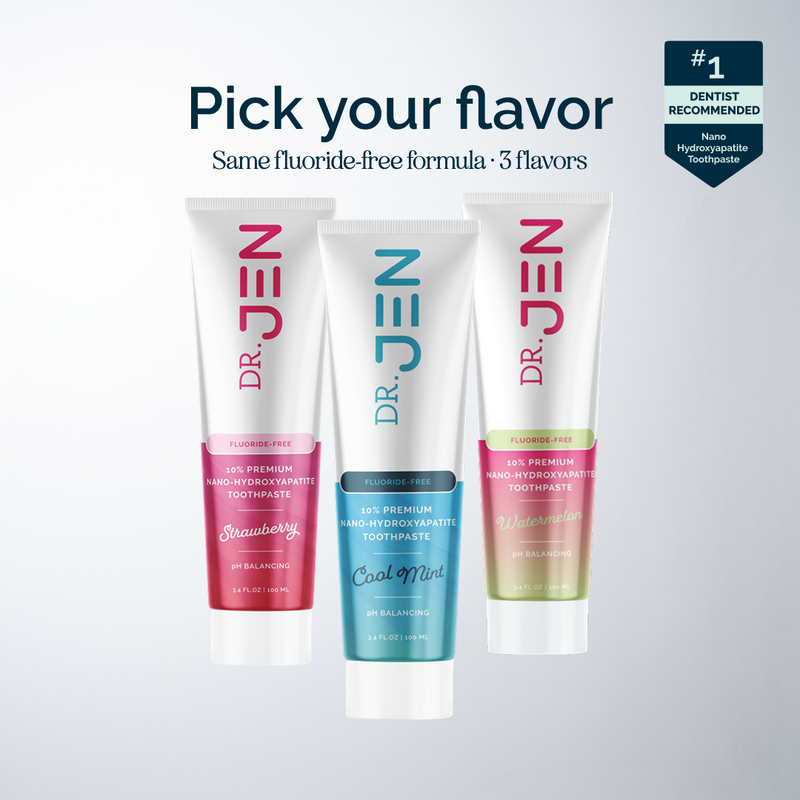 Dr. Jen Natural fluoride-free hydroxyapatite toothpaste
