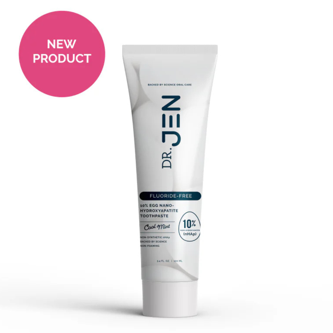 NEW Dr. Jen's Eggshell 10% Premium Nano Hydroxyapatite Toothpaste