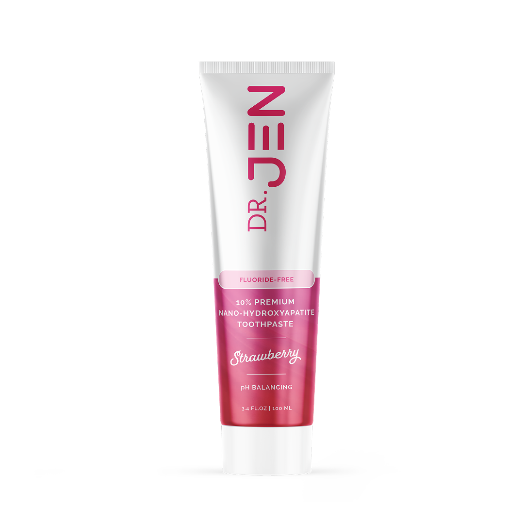 Fluoride-Free Strawberry 10% Premium Nano-Hydroxyapatite Toothpaste