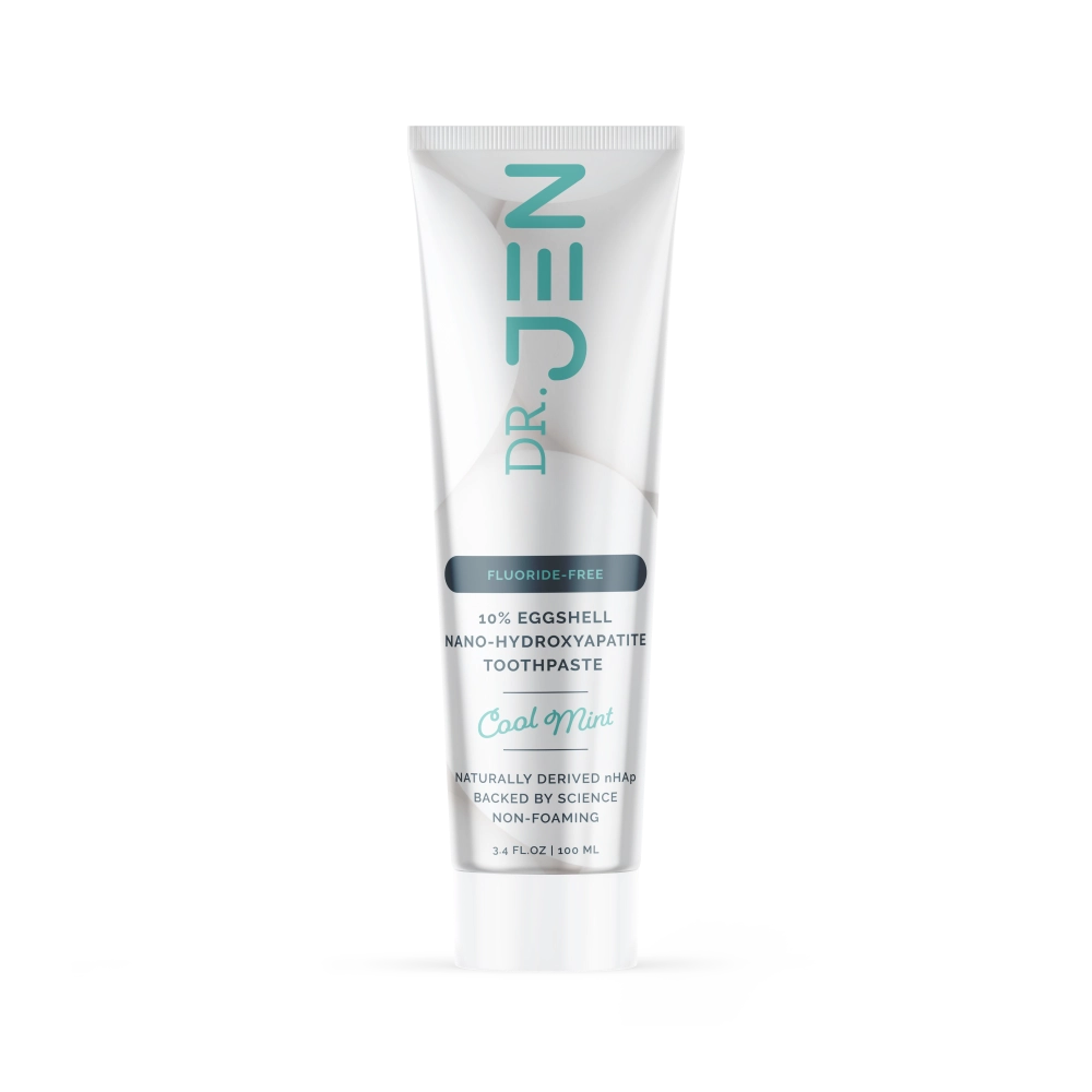 NEW Dr. Jen's Eggshell 10% Premium Nano Hydroxyapatite Toothpaste
