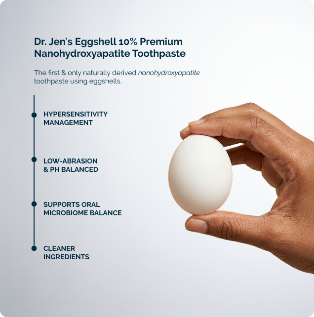 Dr. Jen's Eggshell 10% Premium Nanohydroxyapatite Toothpaste
