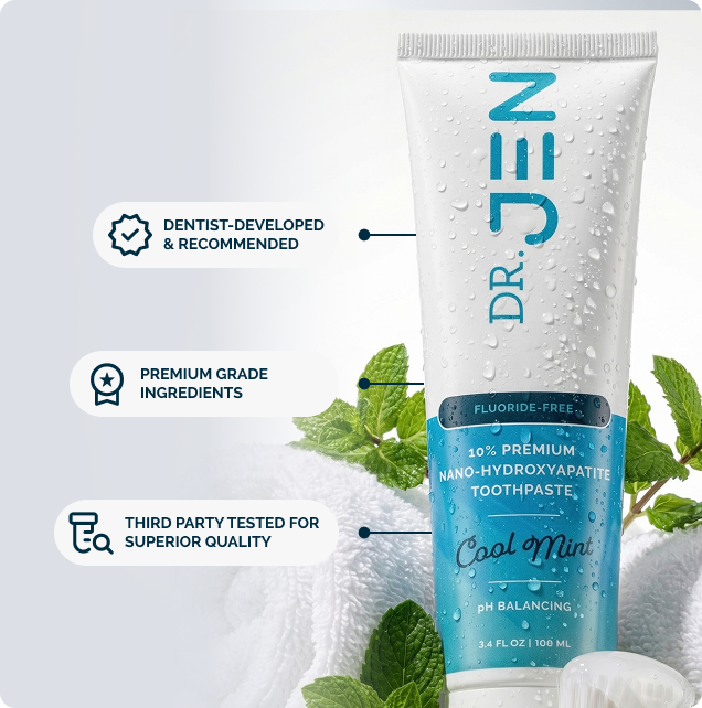 Fluoride-Free 10% Premium Nanohydroxyapatite Toothpaste