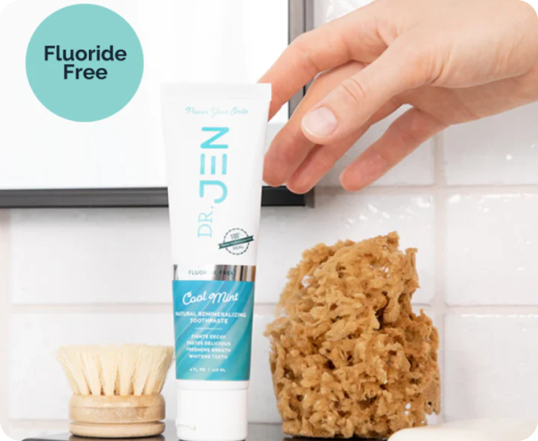 Fluoride-Free Cool Mint 10% Nano Hydroxyapatite Toothpaste