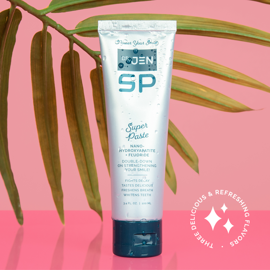 Dr. Jen Super Paste with Nano-Hydroxyapatite + Fluoride toothpaste