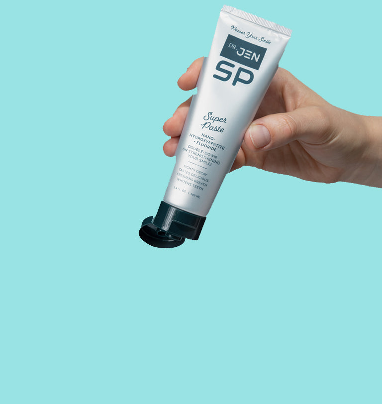Dr. Jen Super Paste with Nano-Hydroxyapatite + Fluoride toothpaste
